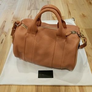 BNWT Alexander Wang Rocco Tan/Pale Gold HW